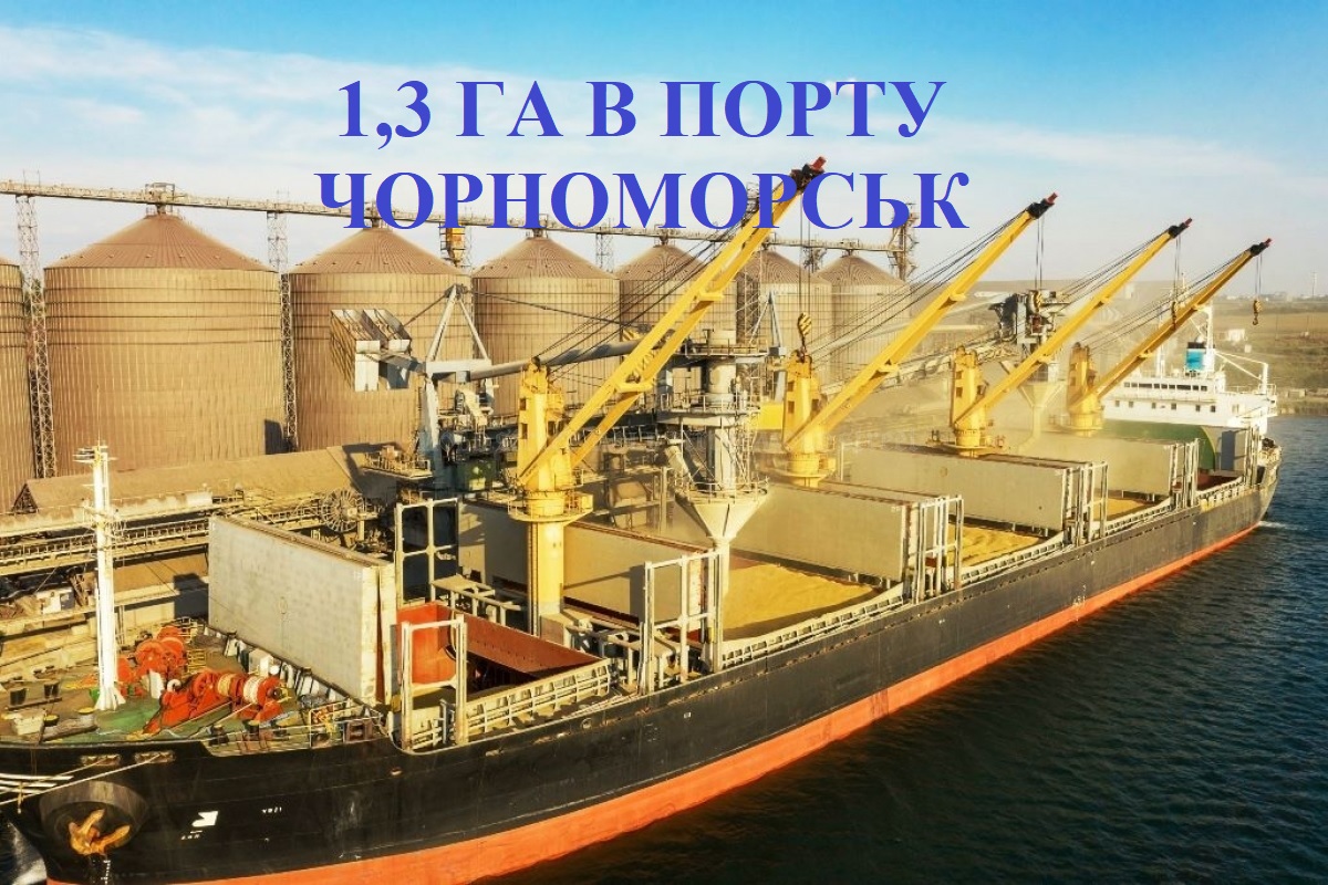Продаж ділянки 1,3 га в порту Чорноморськ Одеської області